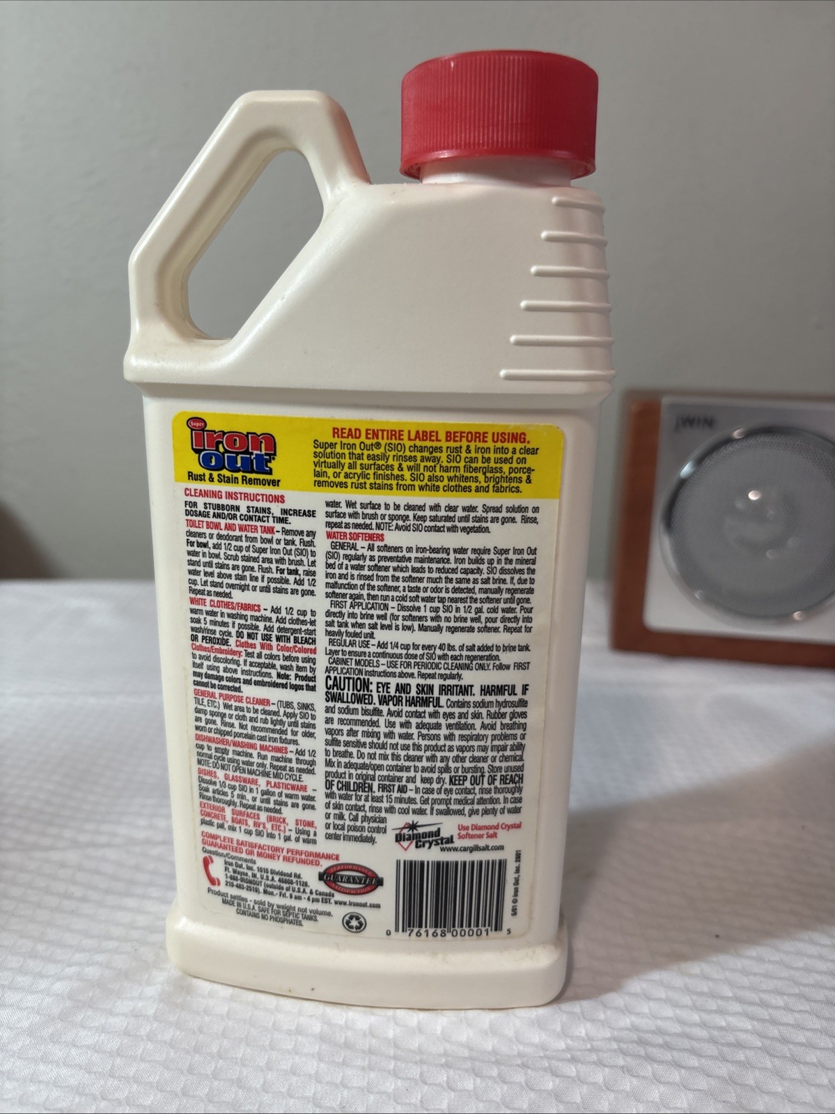 SUPER IRON OUT Powder Rust Stain Remover 1 lb 2oz Bottle Cleaner Laundry Iron