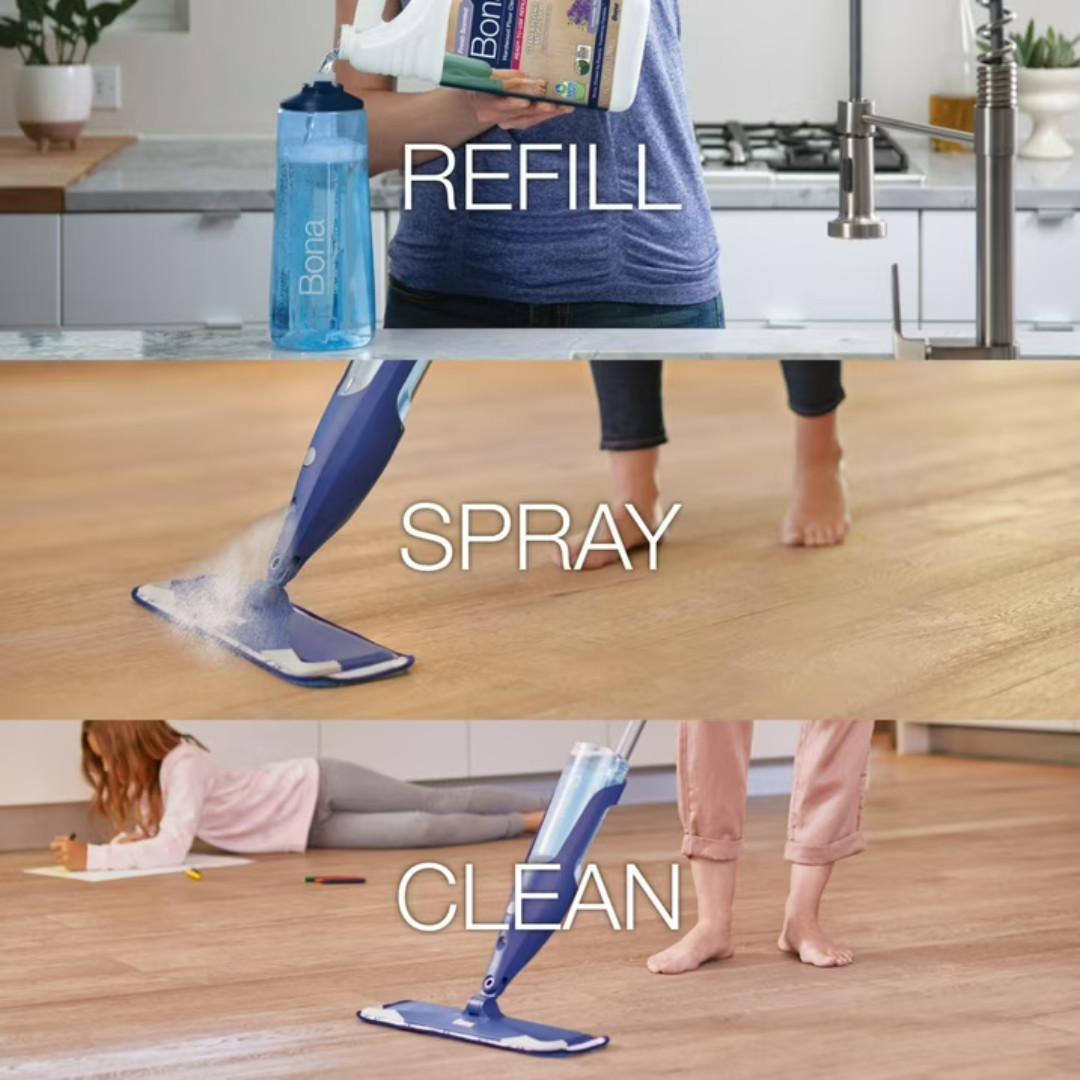 Bona Hardwood Floor Cleaner with Lavender Thyme Refill 128oz
