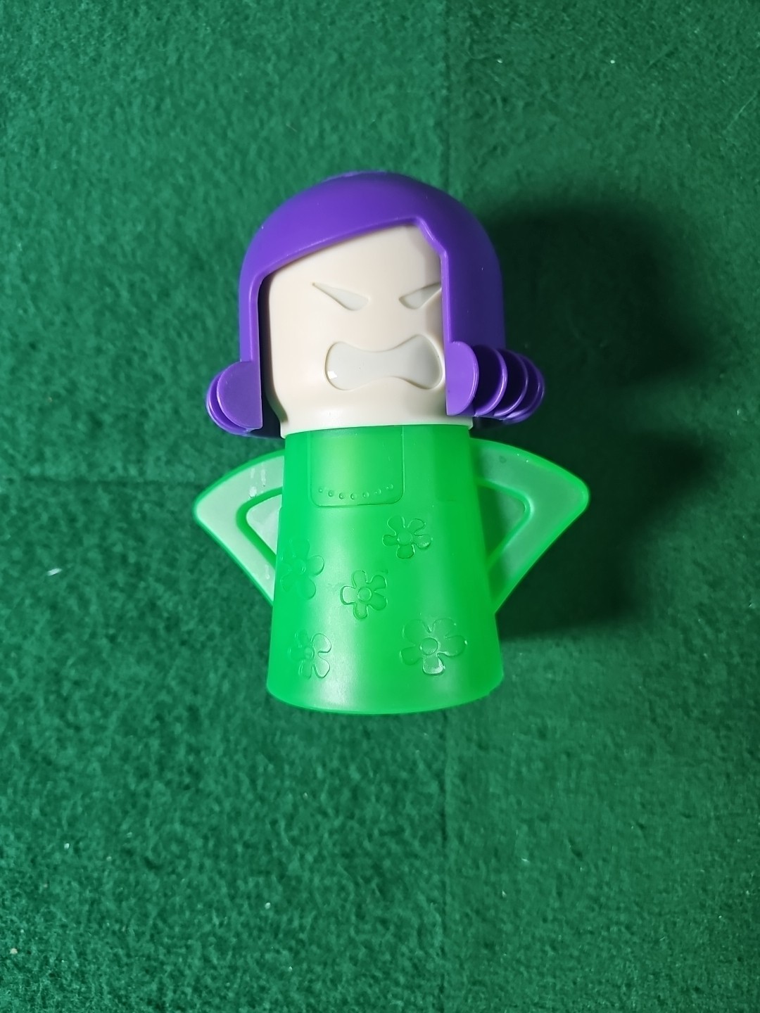 Angry Mama Microwave Cleaner / Vinegar & Water / Green/Purple / With Open Box