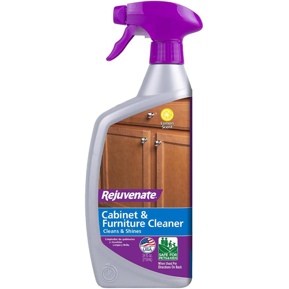 Cabinet And Furniture Cleaner Rejuvenator For Wood Or Laminate Spray Bottle