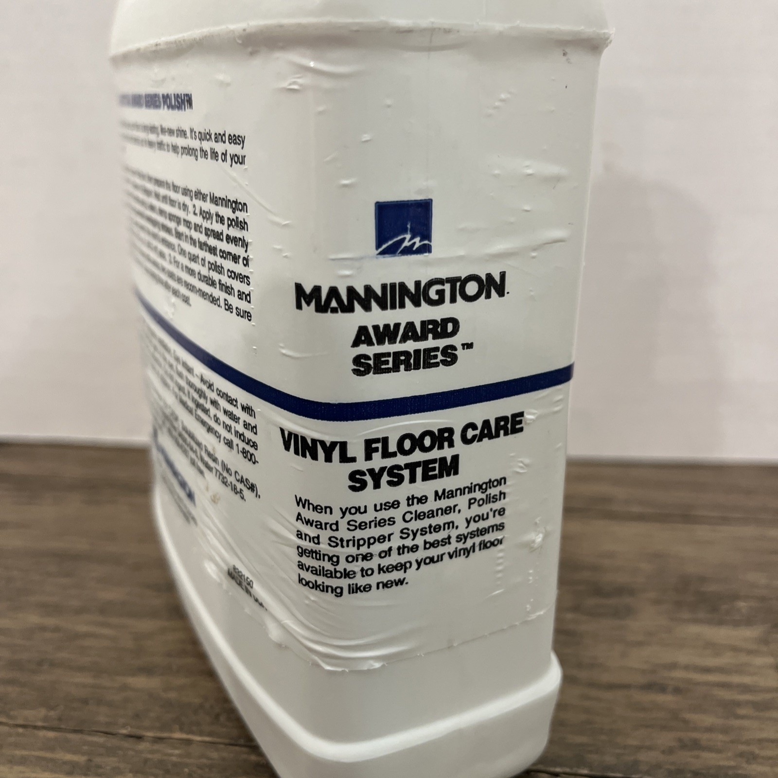 NEW Mannington High Gloss Polish Floor Care Vinyl Floors 32oz 1 Qt Discontinued