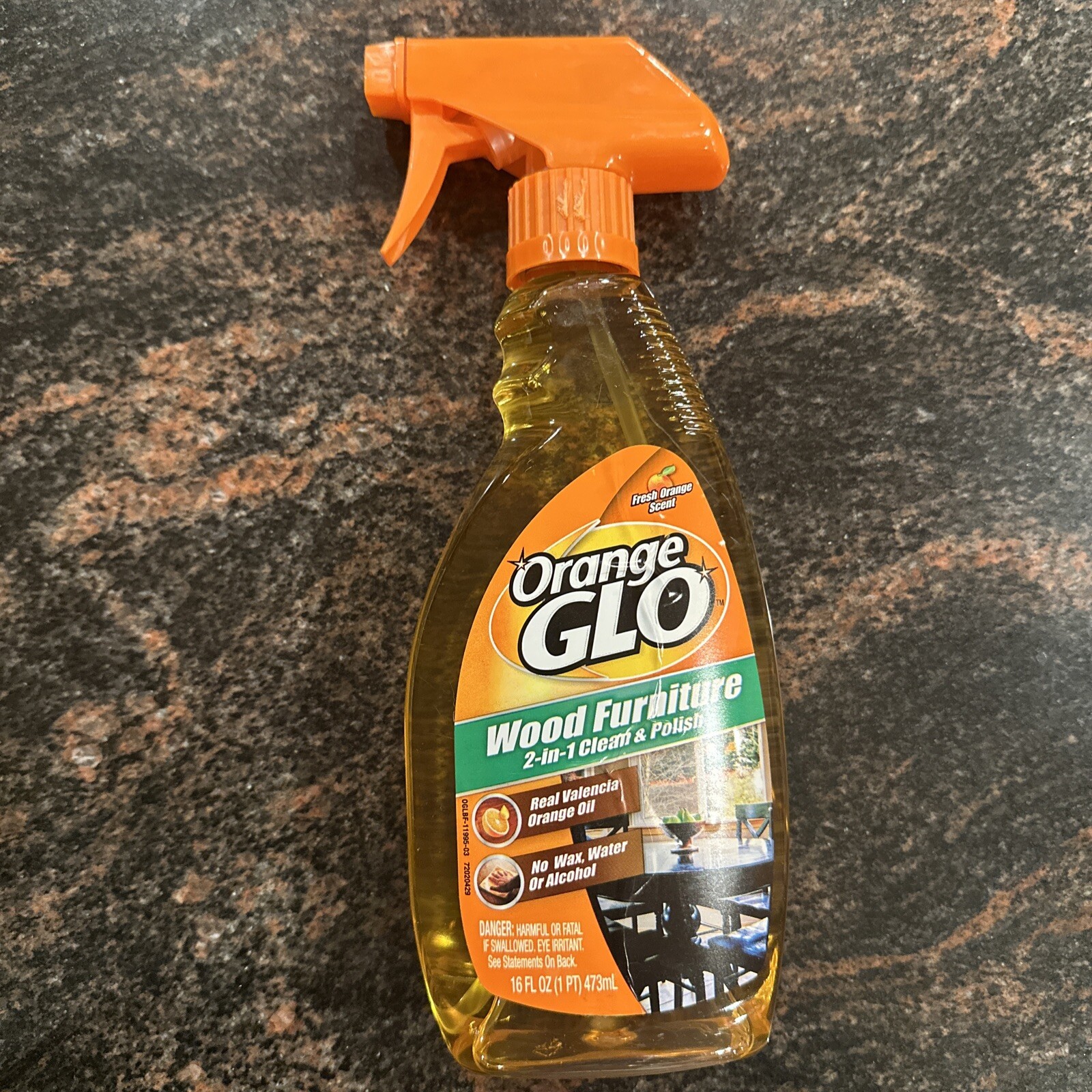 Orange Glo 11995 16 Oz Wood Cleaner & Polish plus BONUS bottle! 1 new & Bonus