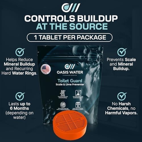 Toilet Guard Drop-In Tank Tablet (1 Tablet) | Up to 180-Day Performance | Helps