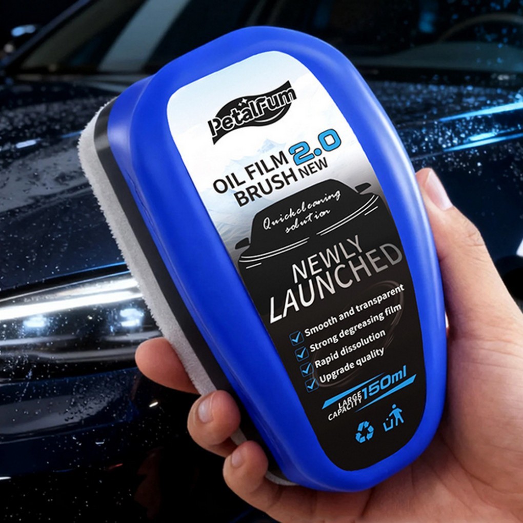 Car Windshield Oil Film Remover, Car Windshield & Side Window Cleaning Tool