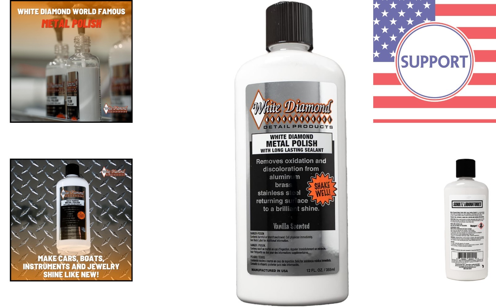 Multi-Surface Metal Polish with Long Lasting Seal – 12 oz for Brilliant Shine