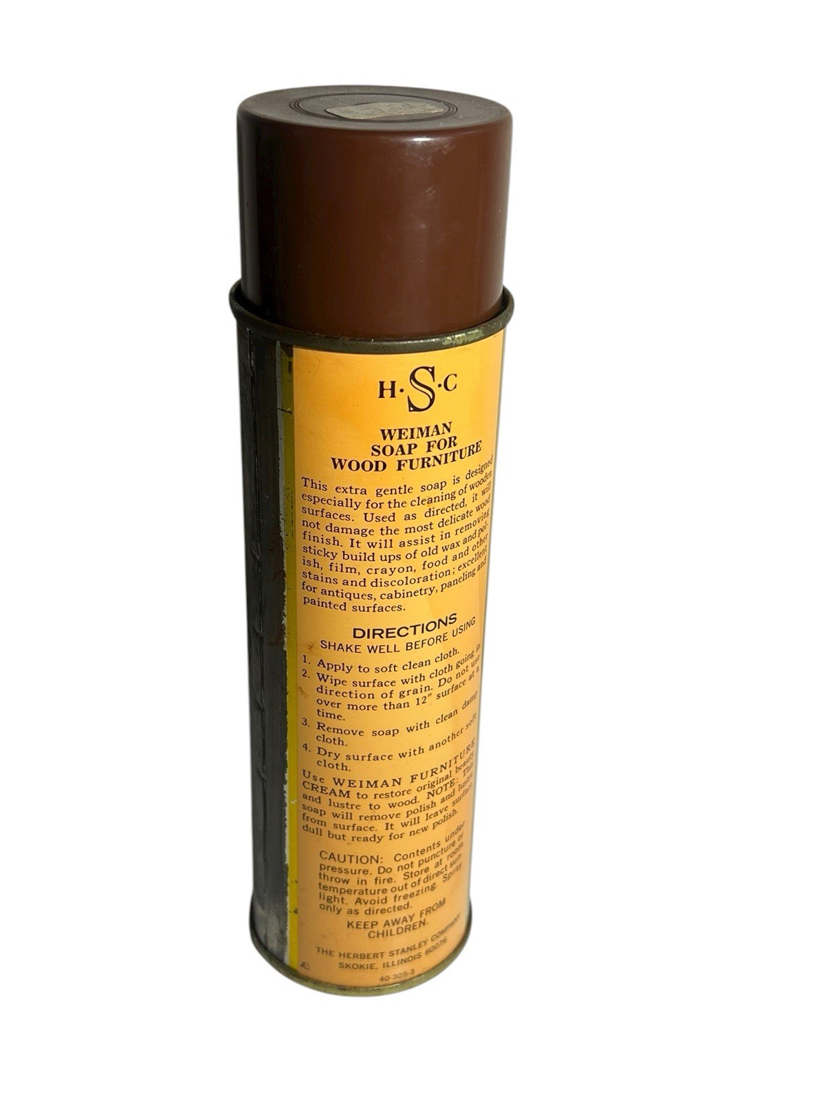 WEIMAN Wood Furniture Soap with Flaxseed Oil 14 Oz Spray Can Discontinued 75%+