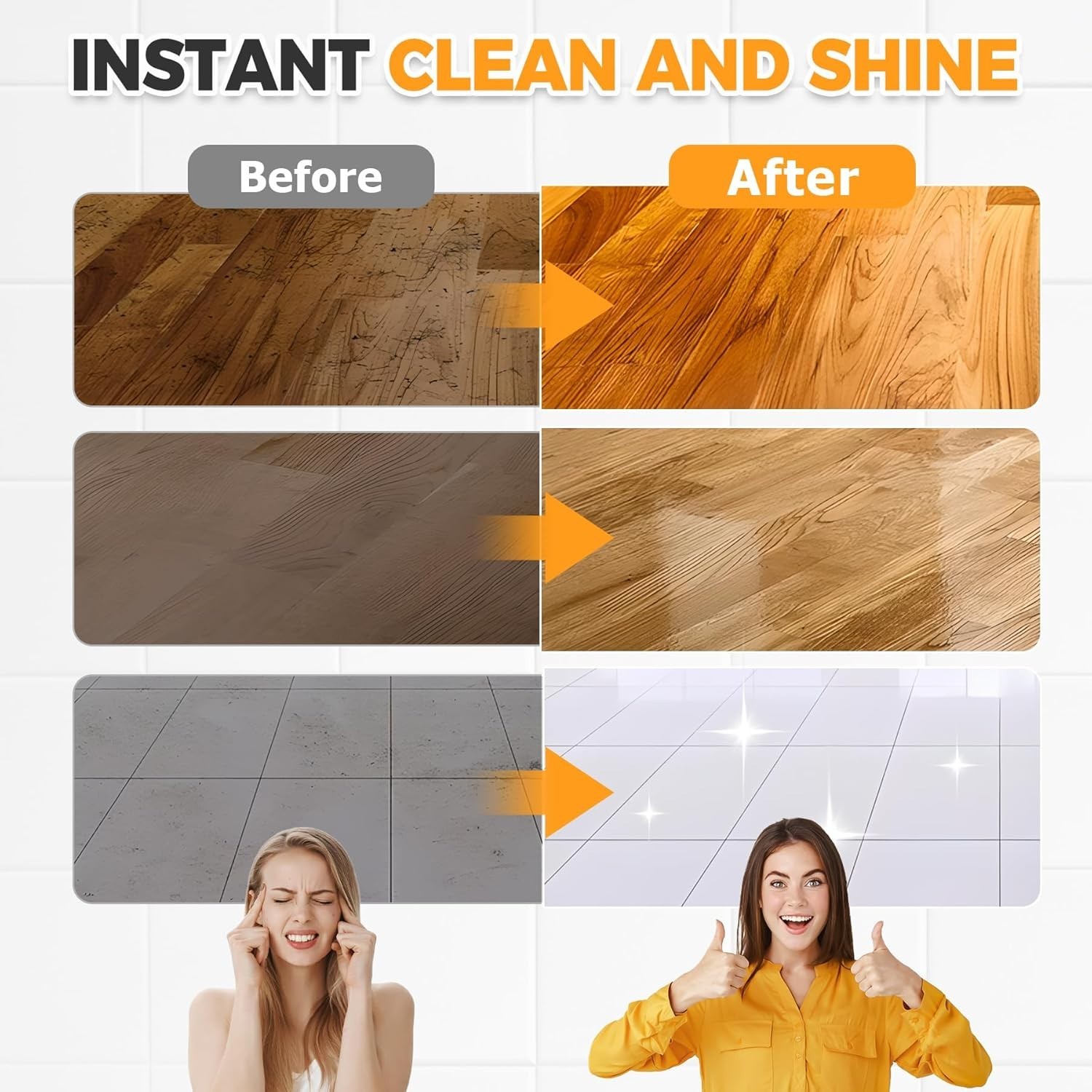 Highly Scented Mahogany Mop Soap for Kitchen & Bathroom Floors