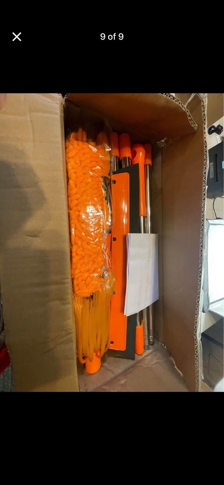 20+ Feet High Reach Duster Kit with 3-14 ft Extension Pole High Ceiling Dusting