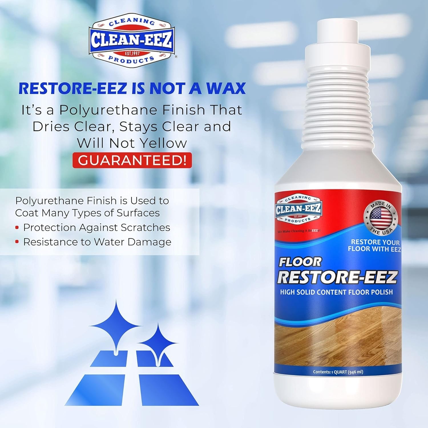 Restores Floors with Restore-eez – American-Made Quality