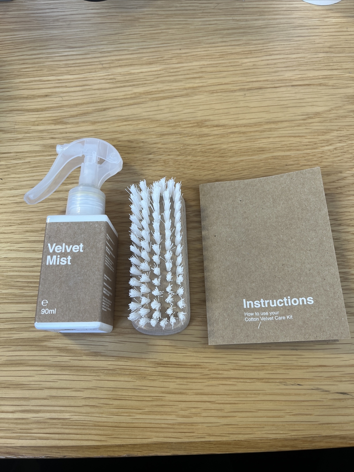 Cotton Velvet Care Kit made In Italy