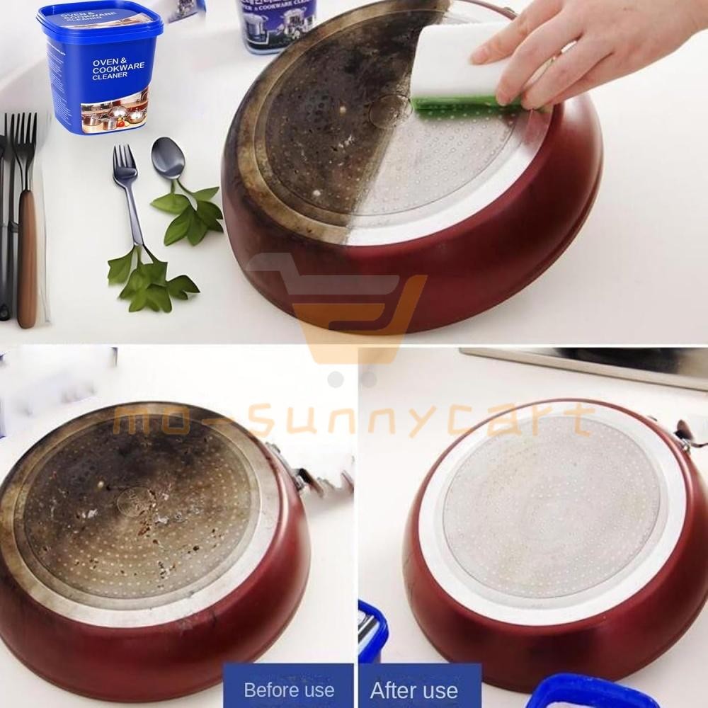 Household Kitchen Cleaner Tools Washing Pot Bottom Scale Cream Detergent New