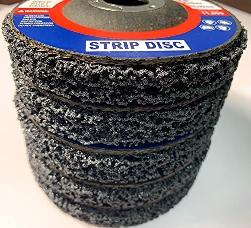 SIGNI 5 Pack 4-1/2 x 7/8 Poly Strip Discs Stripping Wheel for Angle Grinder -Rem