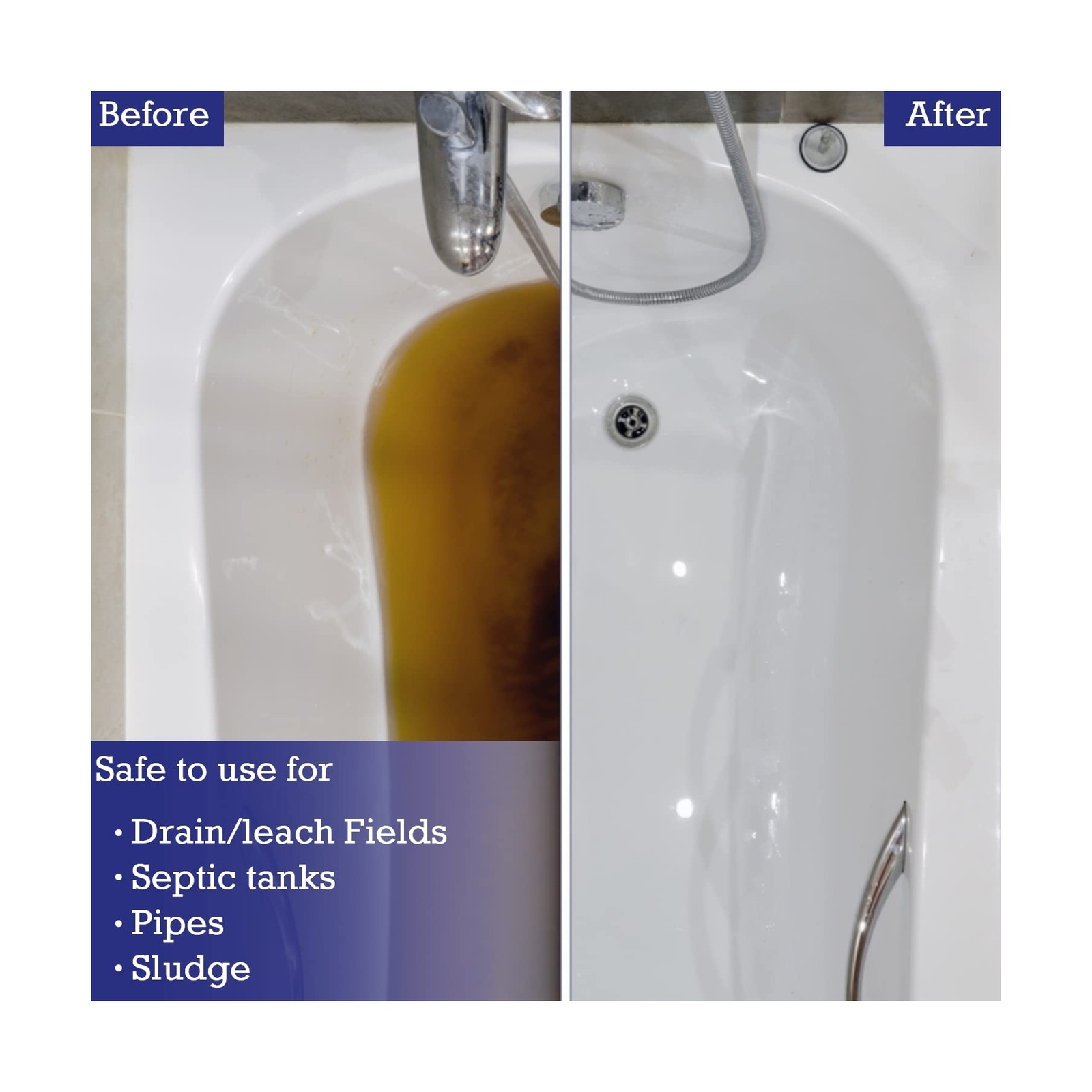 Septic Drain Field Cleaner by Dr. Pooper – Clears Septic System Leach & Drain…