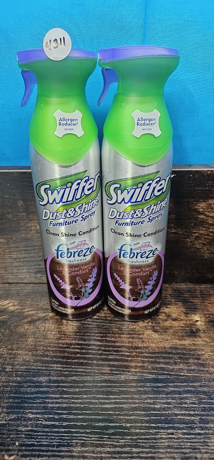 2 Swiffer Dust Shine MULTI SURFACE Spray Lavender Vanilla Discontinued