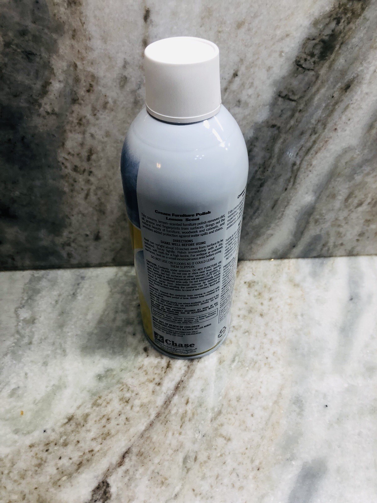 ShipN24Hours.New-Chase Home Value Cream Furniture Polish Lemon Scent. 6 OZ.