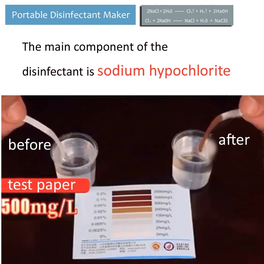 Portable Disinfectant Maker – Disinfectant LiquidMaking Machine