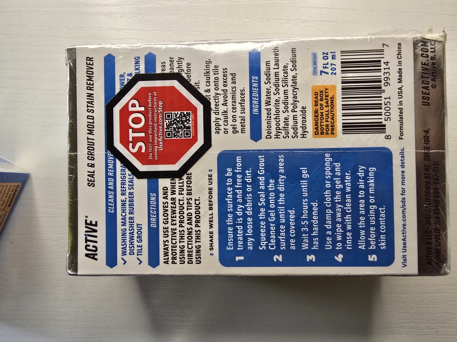 Active Pack Of 4 Mold Stain Remover Gel Heavy Duty Cleaner
