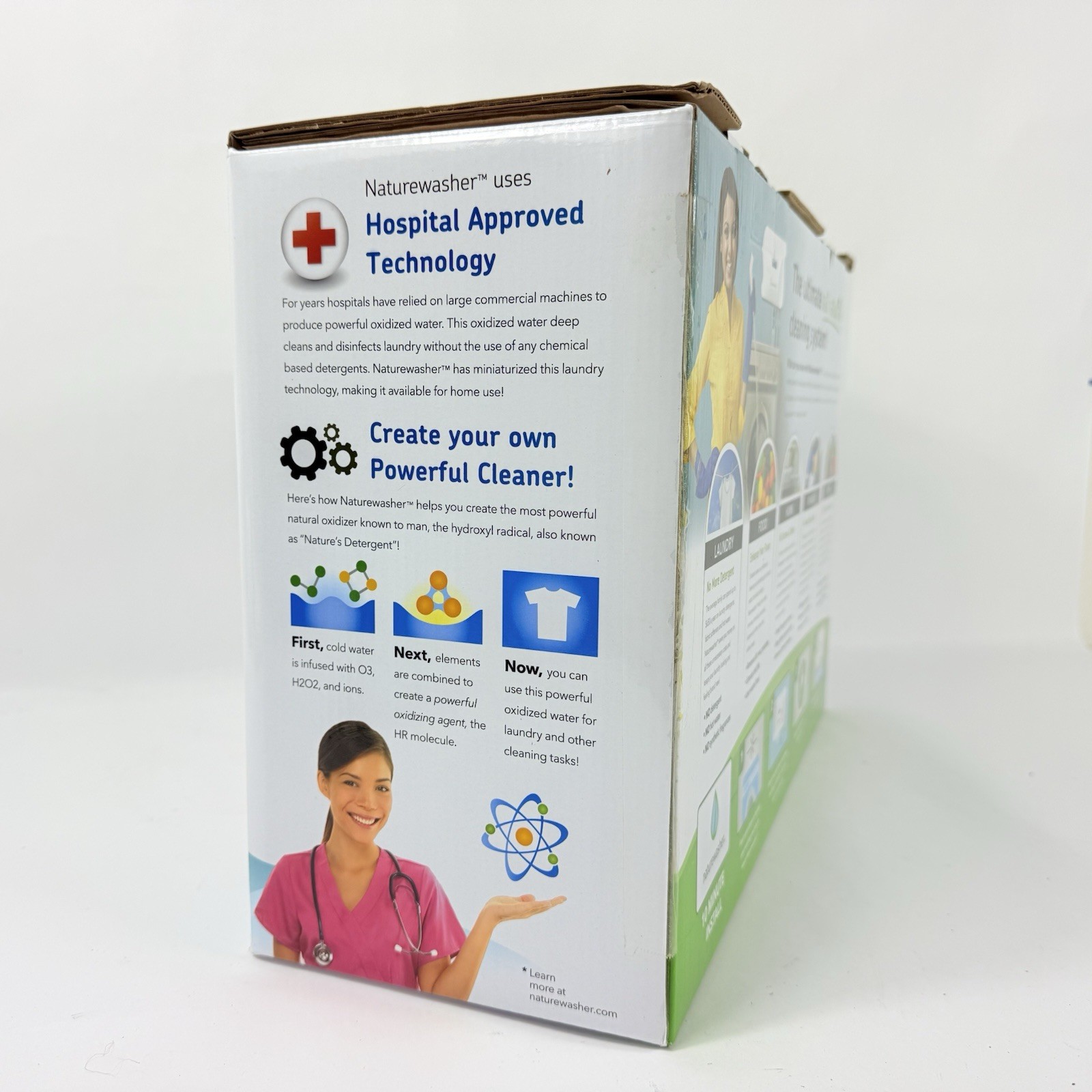 Naturewasher EdenPure All Natural Cleaning System Ditch Soap & Chemicals NEW