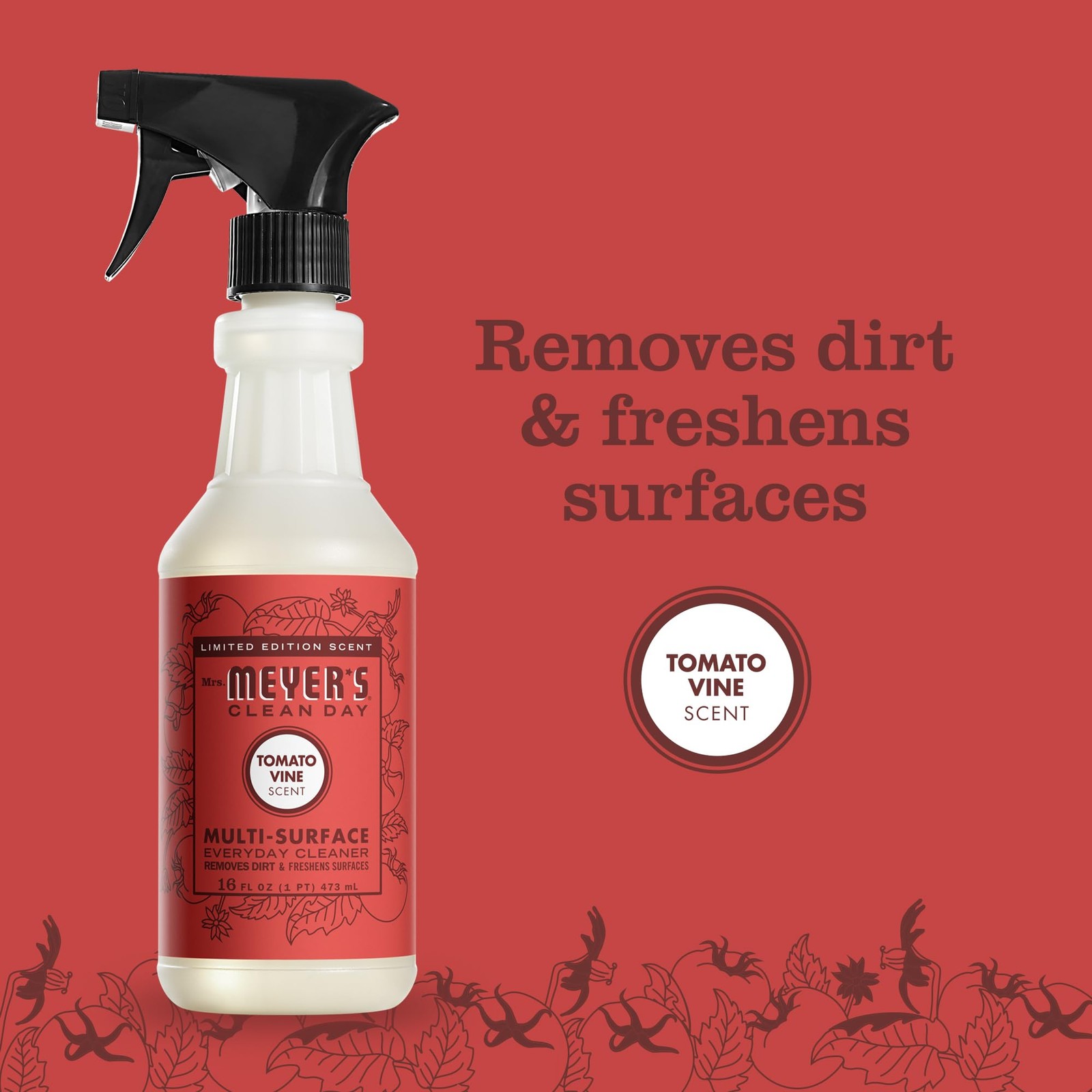 Mrs. MEYER’S CLEAN DAY Multi-Surface Everyday Cleaner Tomato Vine 16oz