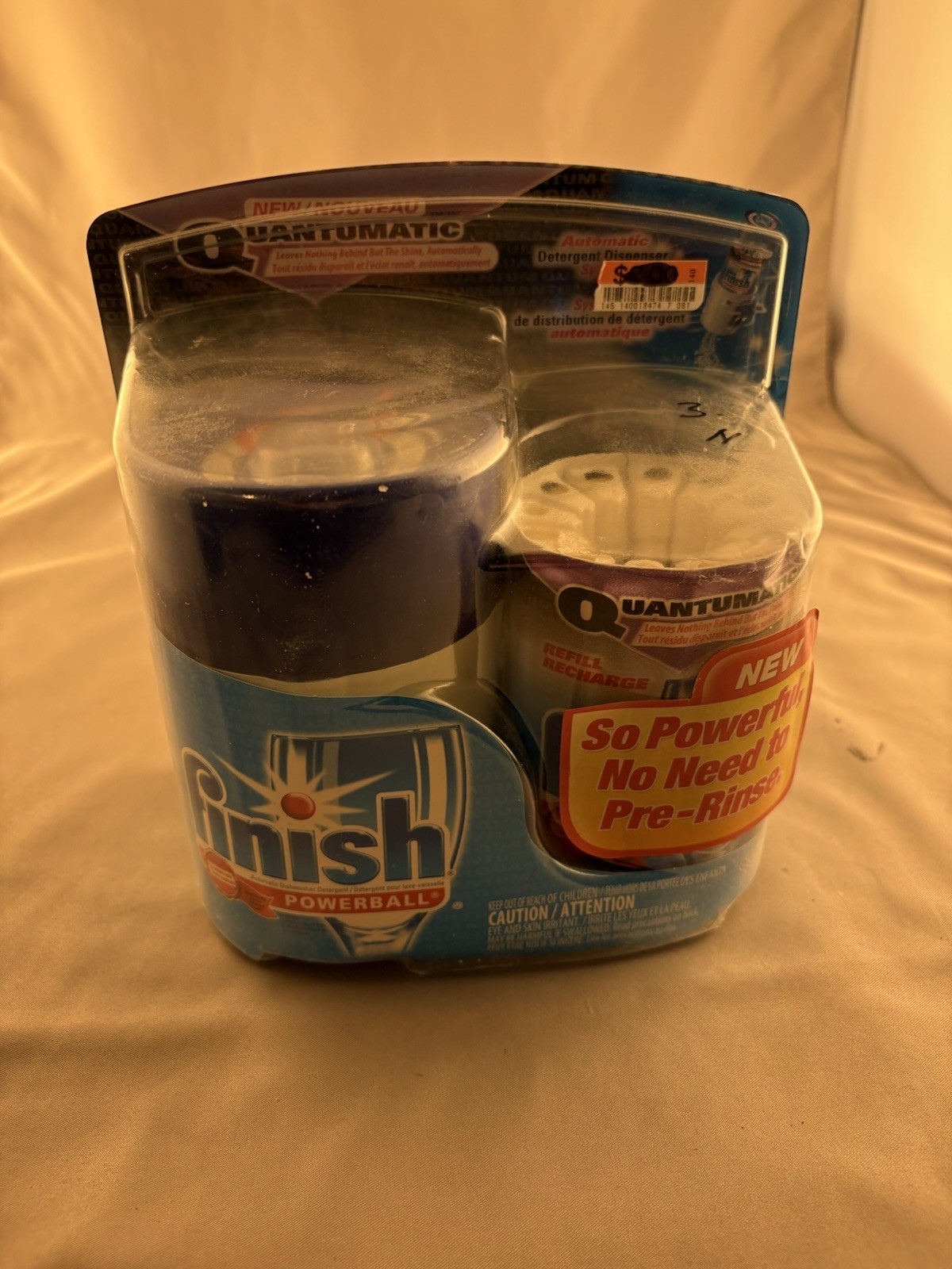 Finish Quantumatic Powerball Detergent Dispenser and 1 Refill New Sealed