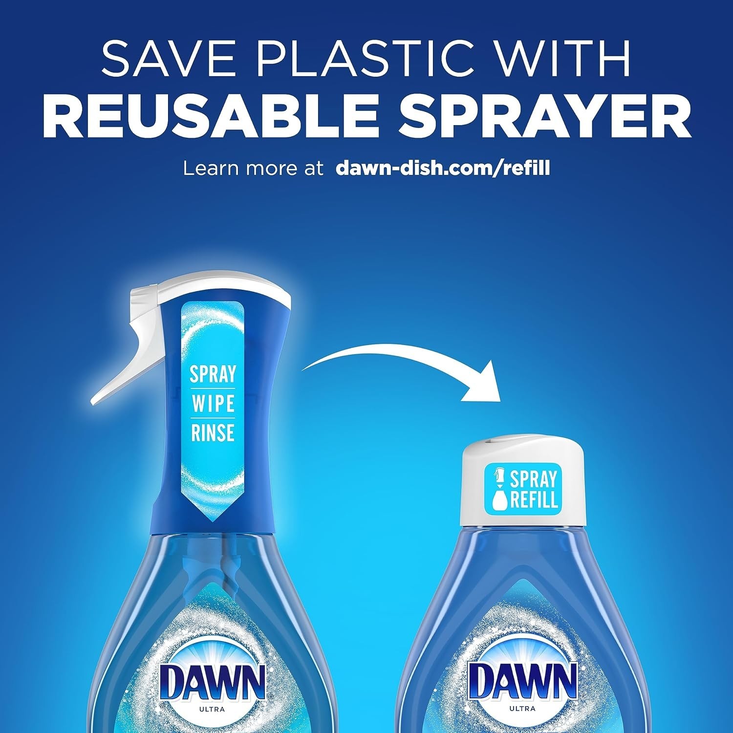 4 Dawn Platinum Powerwash Dish Spray, Dish Soap, Fresh Scent Bundle 16 Fl Oz