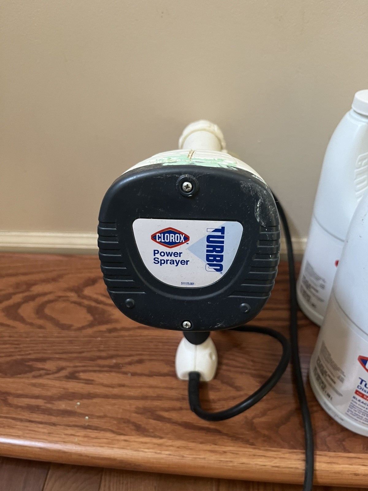 Clorox Turbo Power Sprayer w/Three 1/2 gallon disinfectant solution