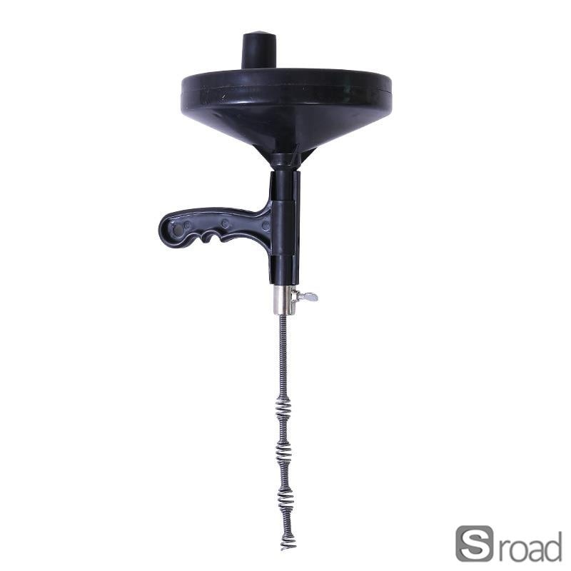 Heavy Duty Drain Auger Snake 25FT Plumbing Tool For Sink & Toilet Clogs