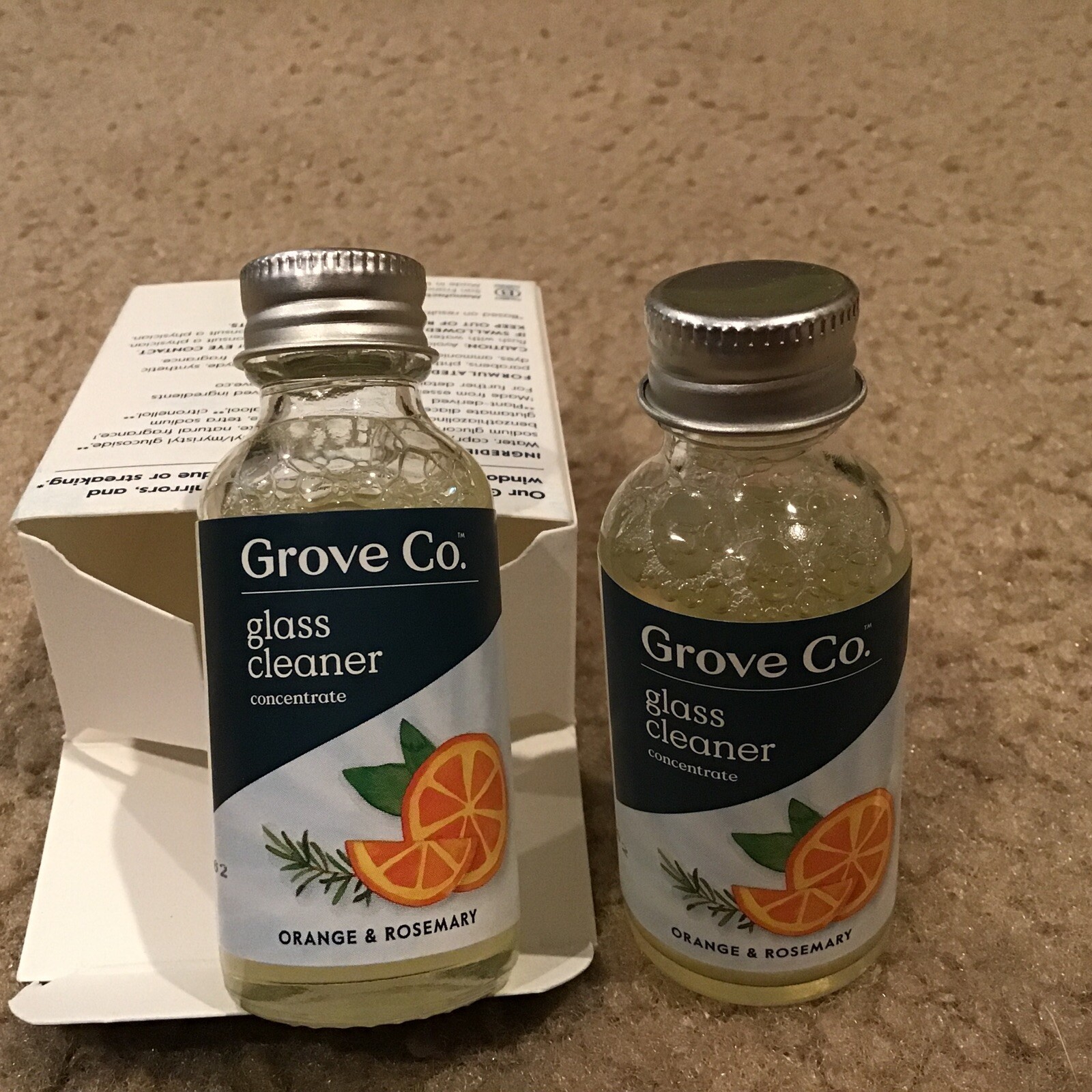 🔥 3 Pk – Glass Tub Tile cleaner Biobase REFILLS Lavender Thyme Orange Rosemary