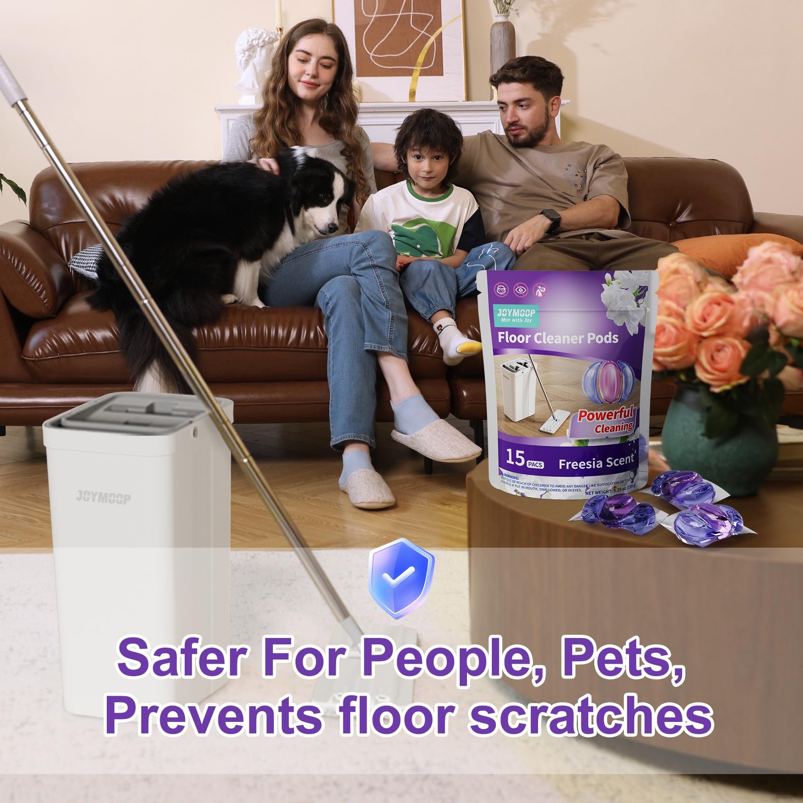 Floor Cleaner for Mopping, 45 PCS Mopping Solution, Hardwood Floor Cleaner, W…