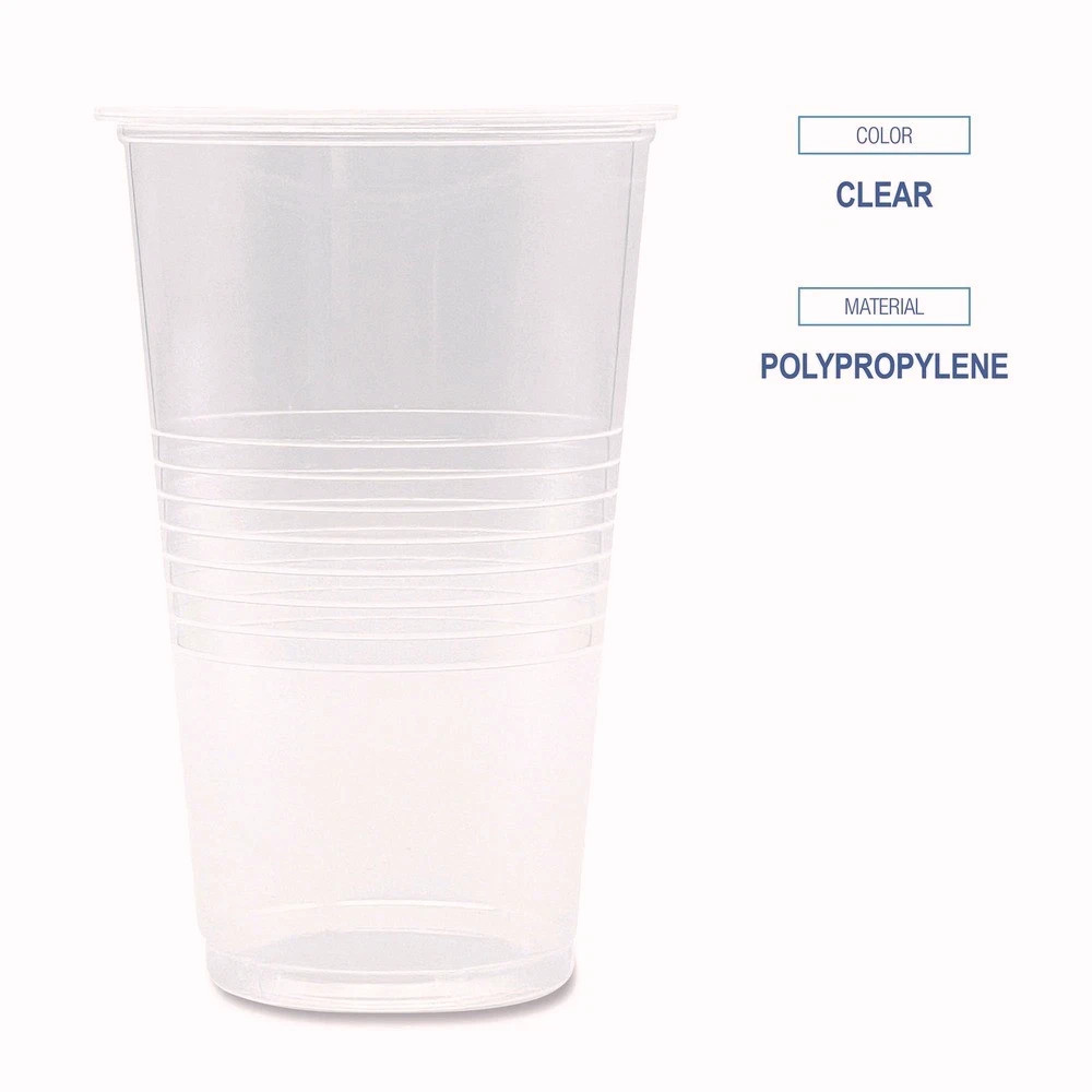 Boardwalk TRANSCUP20CT 20 oz. Translucent Plastic Cold Cups – CL (1000/CT) New