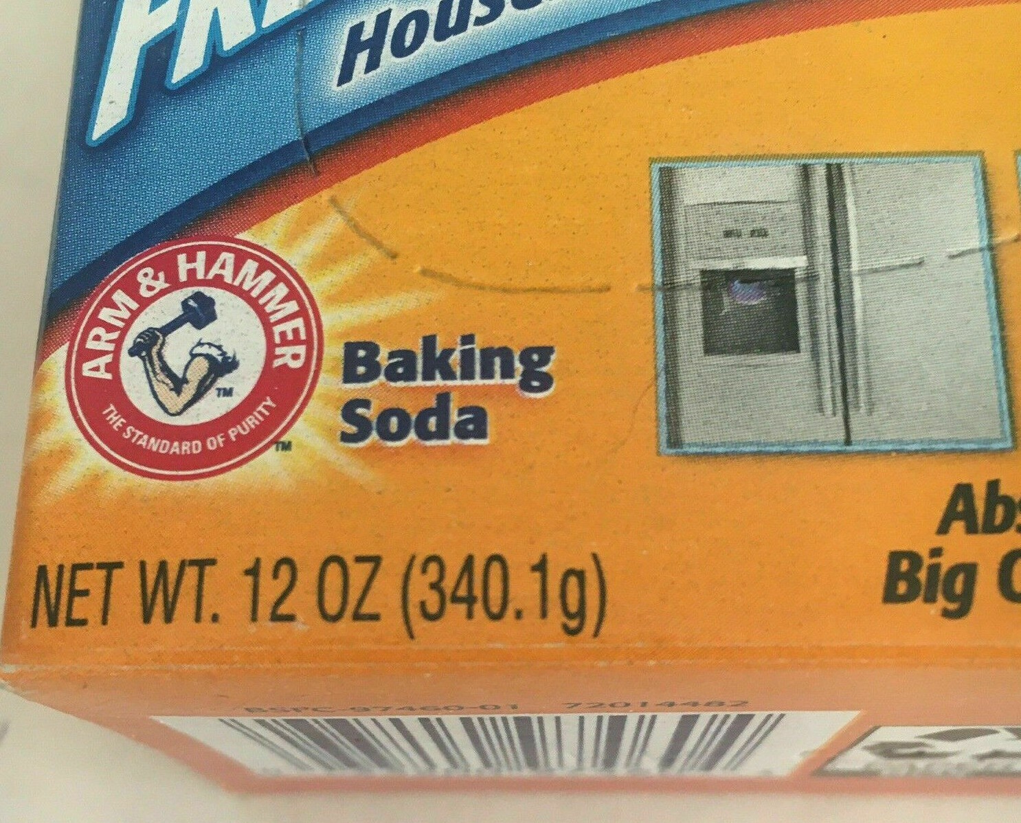 LOT of 2 Arm & Hammer Fresh-N-Natural Household Odor Eliminator Baking Soda 24oz