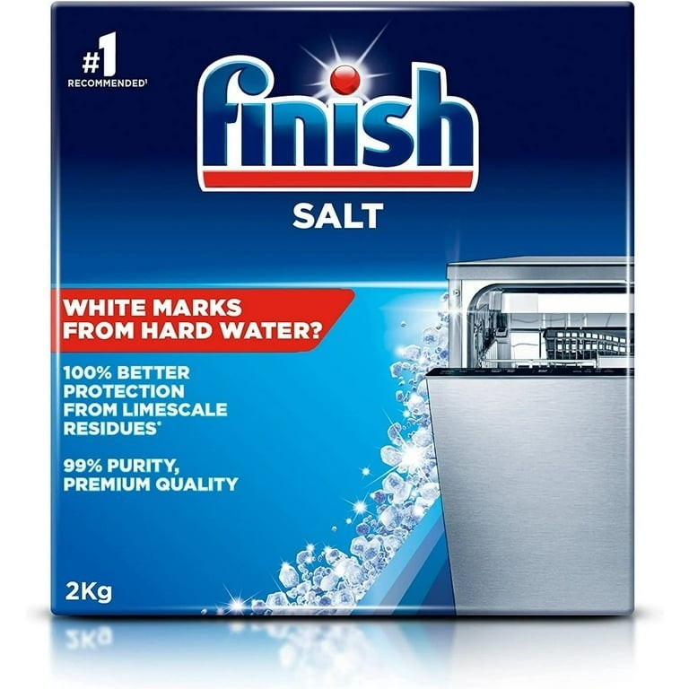 Finish Dishwasher Water Softener Salt, 2kg, Pack of 1