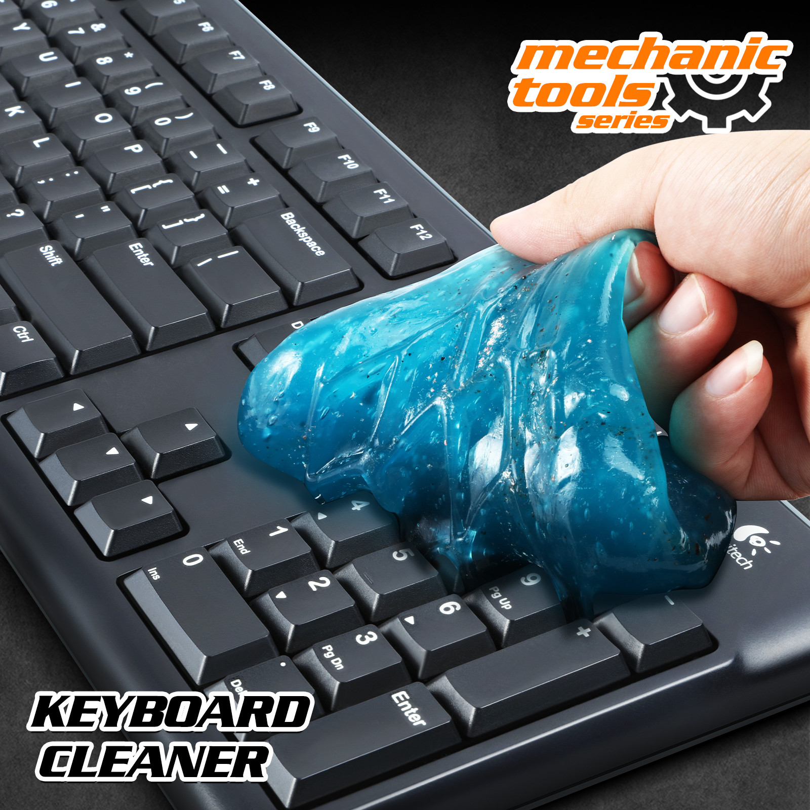Multi Purpose Universal Cleaning Gel Jelly Keyboard Laptop Home Dust Remove Blue