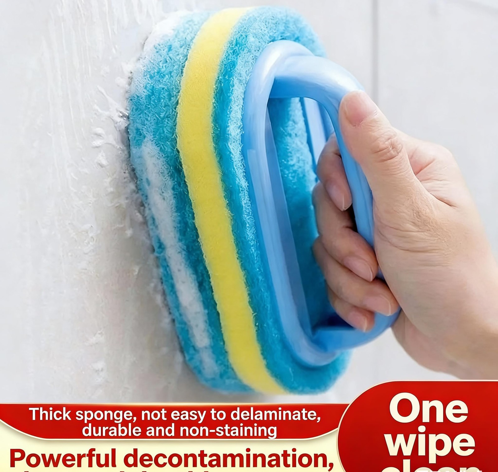 Thickened Blue Model Set Product, MultiFunctional Handheld Cleaning Sponge Br…