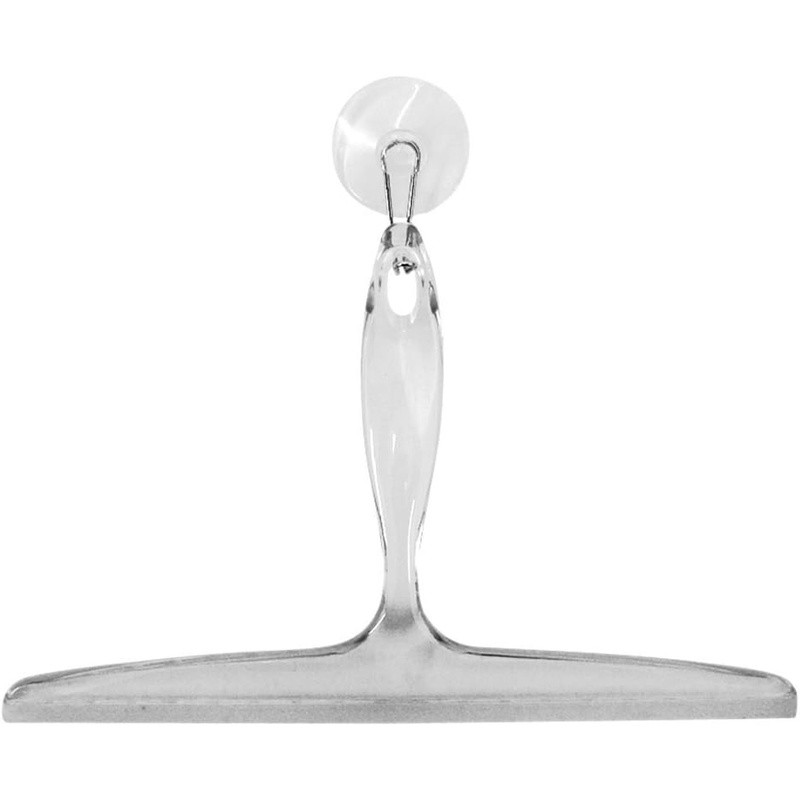 Shower Squeegee W/ Suction Hook Bathroom Water Cleaner Tool Efficient Storage US