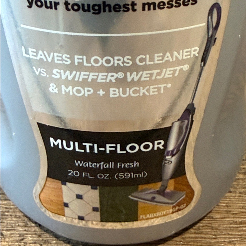 Shark Steam Spray Mop Energized Cleanser Multi Floor Waterfall Fresh Sealed 20oz