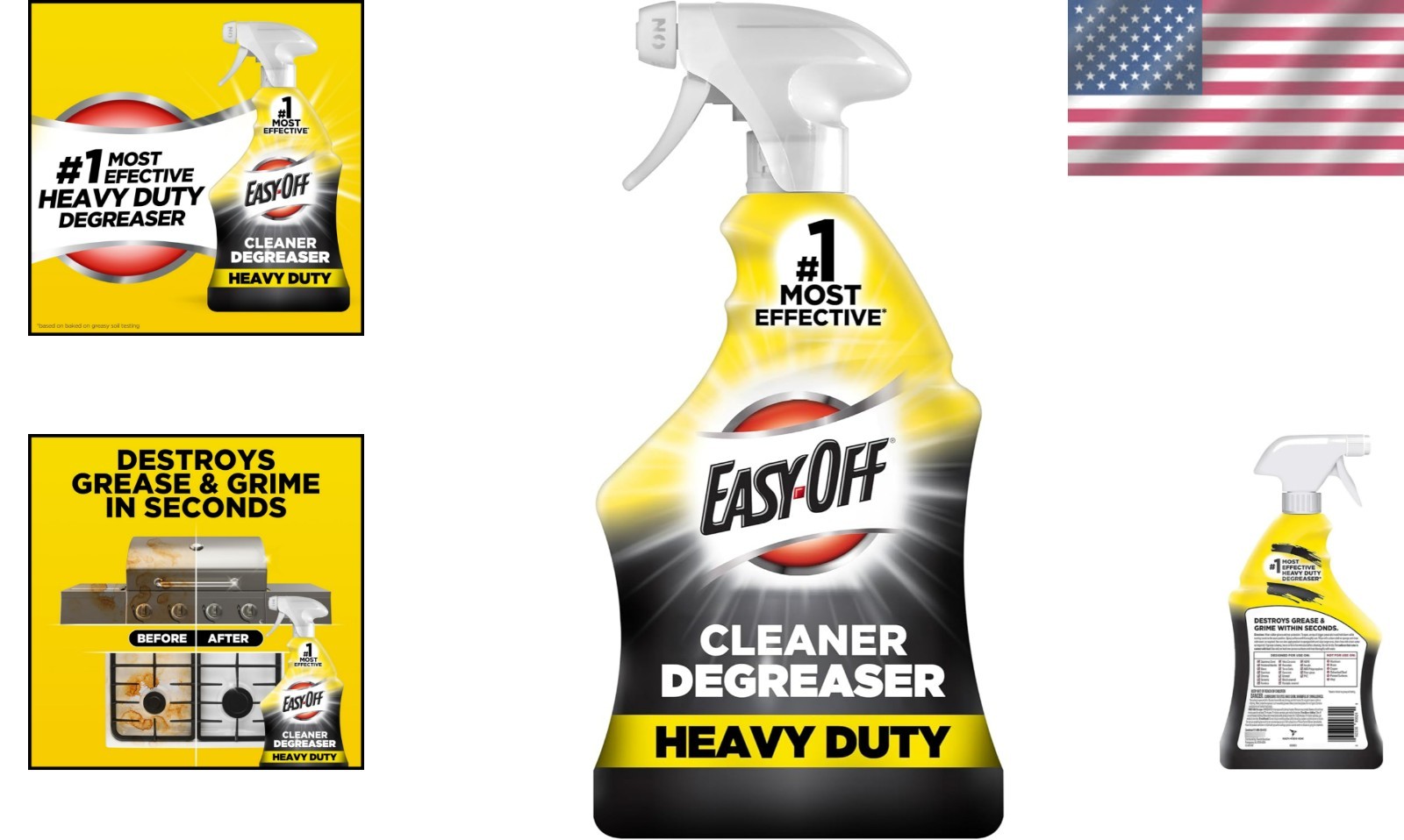 32 Oz Heavy Duty Degreaser Spray – Chlorine Free & Fast-Acting Cleaning Solution