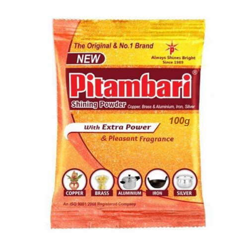 Pitambari Shining powder for Copper, Brass, Aluminium, Iron & Silver 100gm