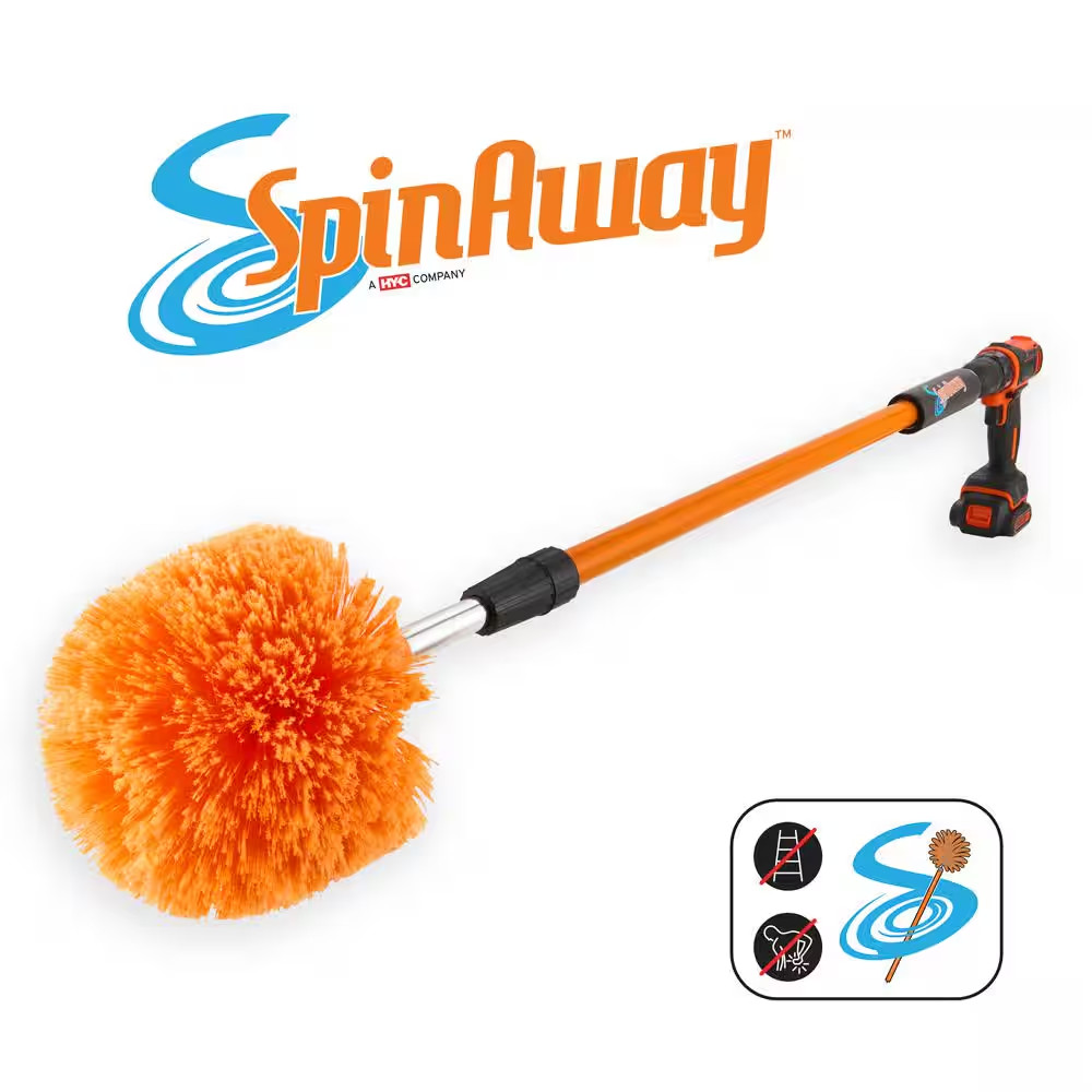 Extendable Multi-Purpose Drill Powered Rotary Scrubber Cleaning Brush