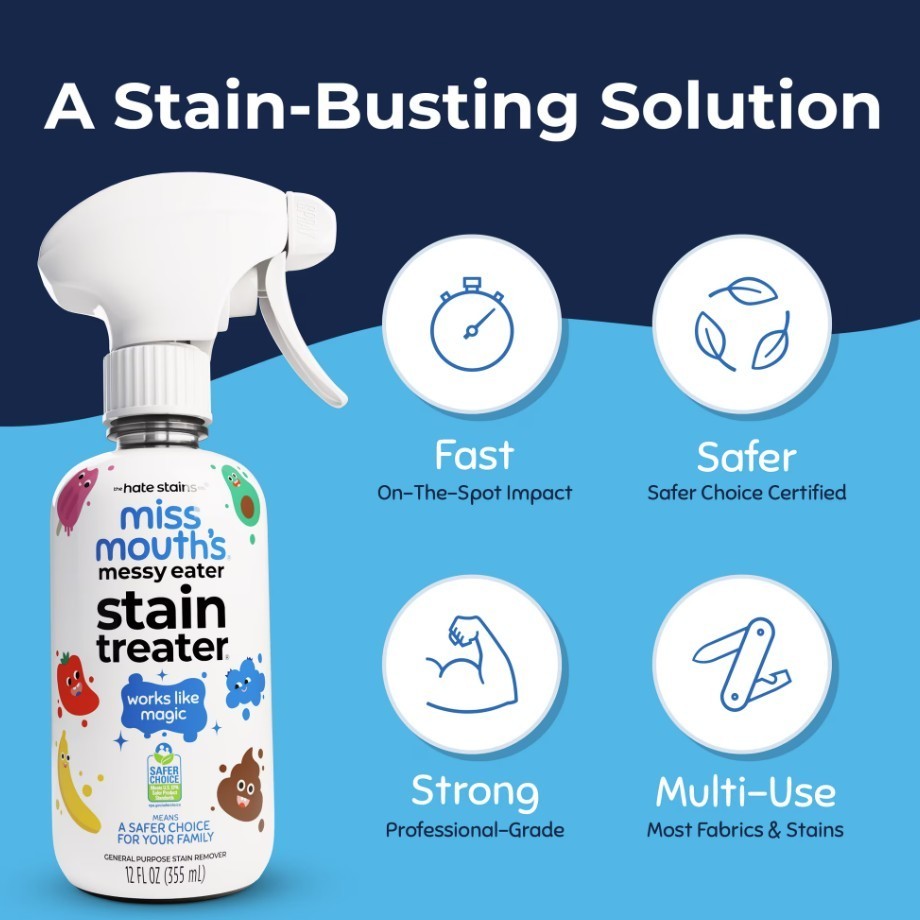 [SALE] Miss Mouth’s Messy Eater Stain Treater Spray 12 fl oz Baby Kids 2 Pack