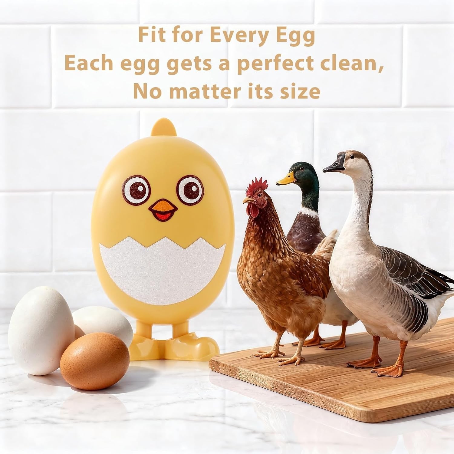 Egg Washer Cleaner for Fresh Eggs, Universal Egg Wash and Brush Scrubber for …