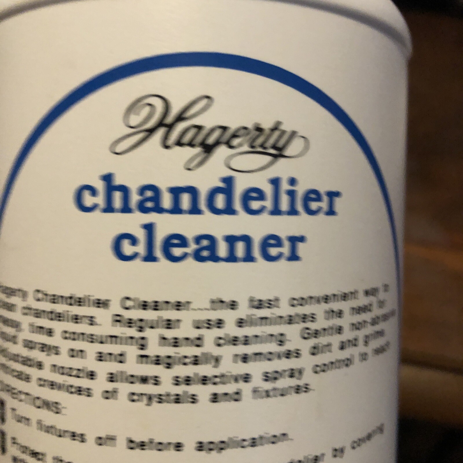 HAGERTY Chandelier Cleaner Spray No Wiping Crystal & Glass 32 oz NEW SEALED