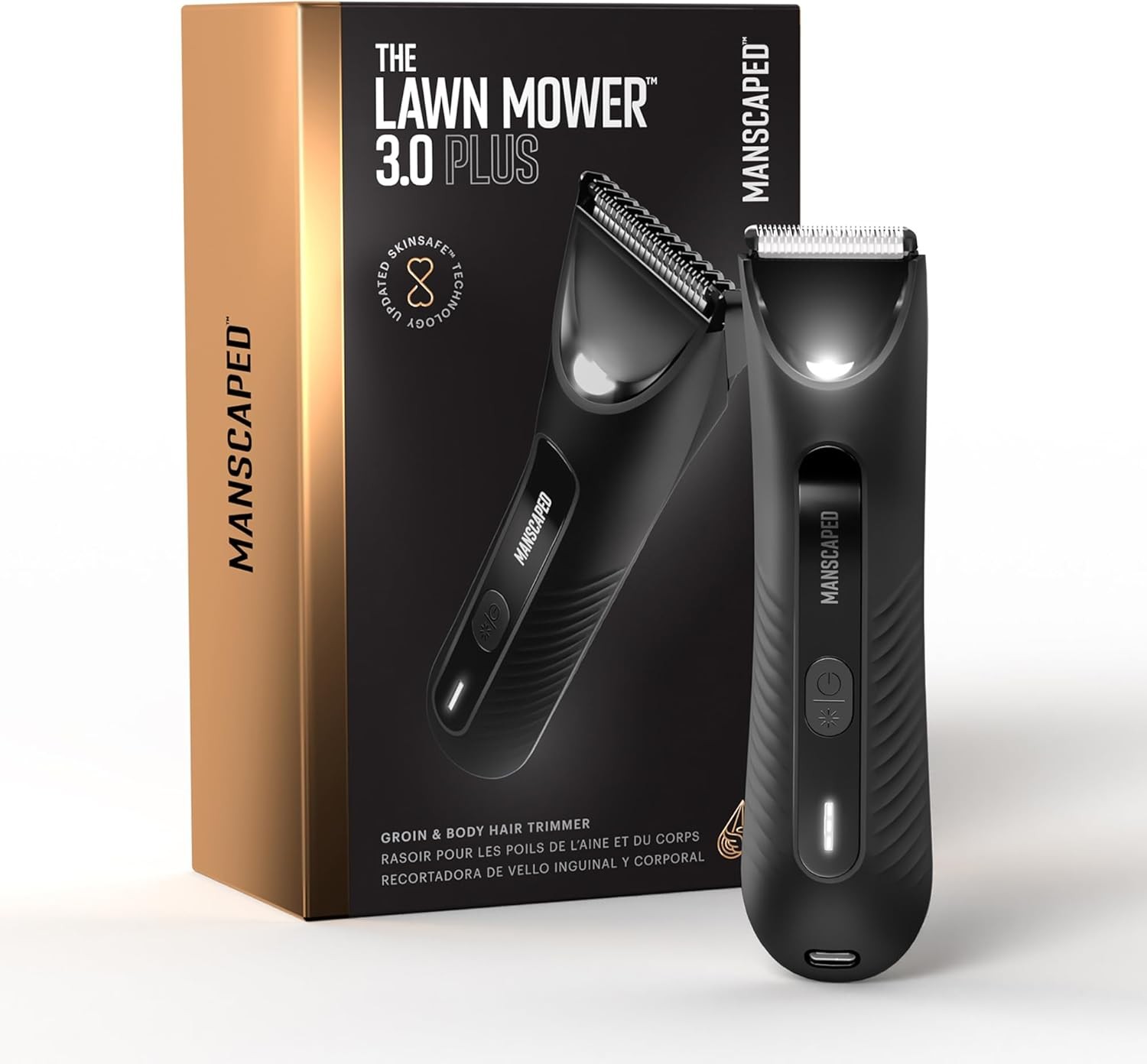 MANSCAPED? The Lawn Mower? 3.0 Plus Groin & Body Hair Trimmer ?C Updated SkinSa