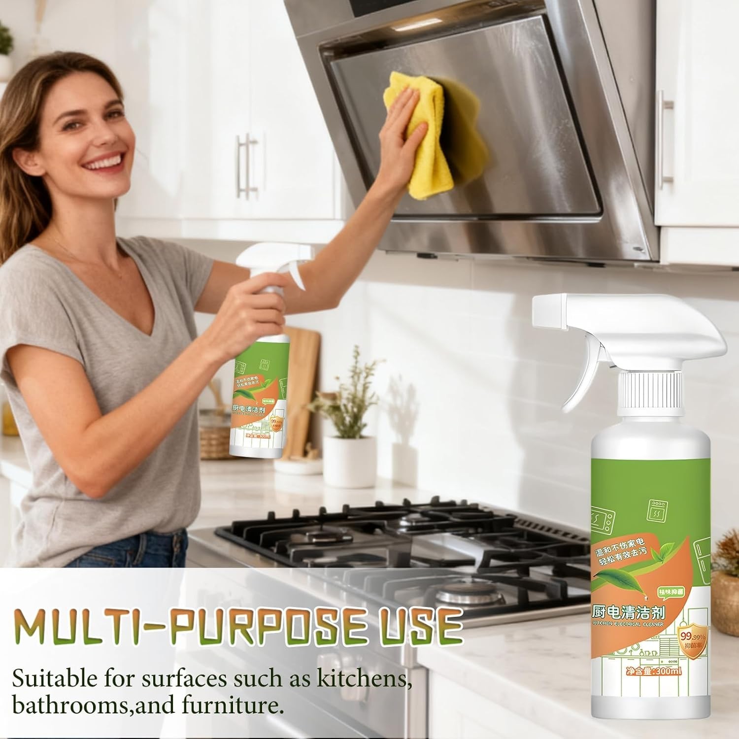 Natural Enzyme Formula to Household Appliances, 2026 New Fly Cleanse Spray, Mult