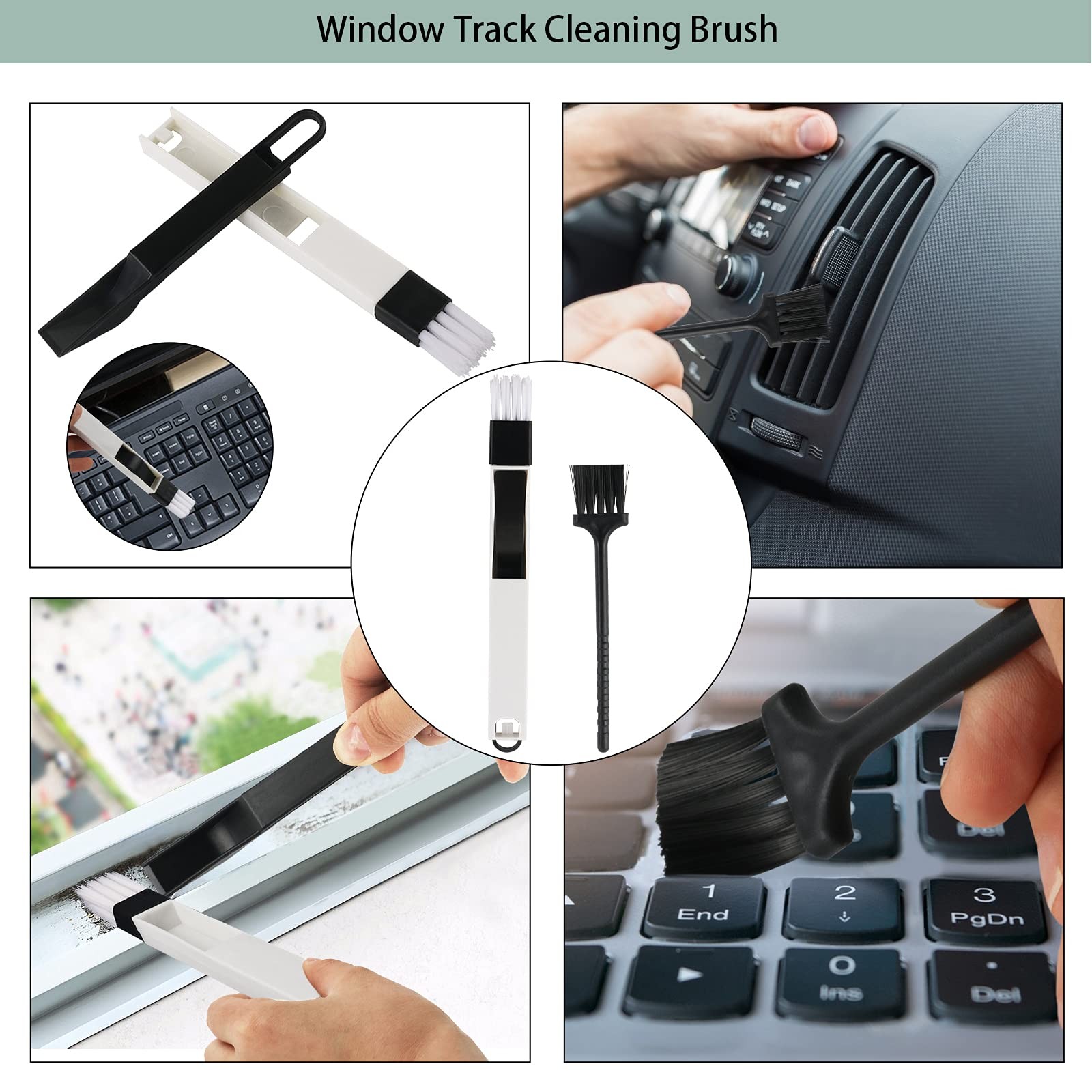 Venetian Blind Cleaner Duster Tool Handheld Window Shutters Duster Window Blind
