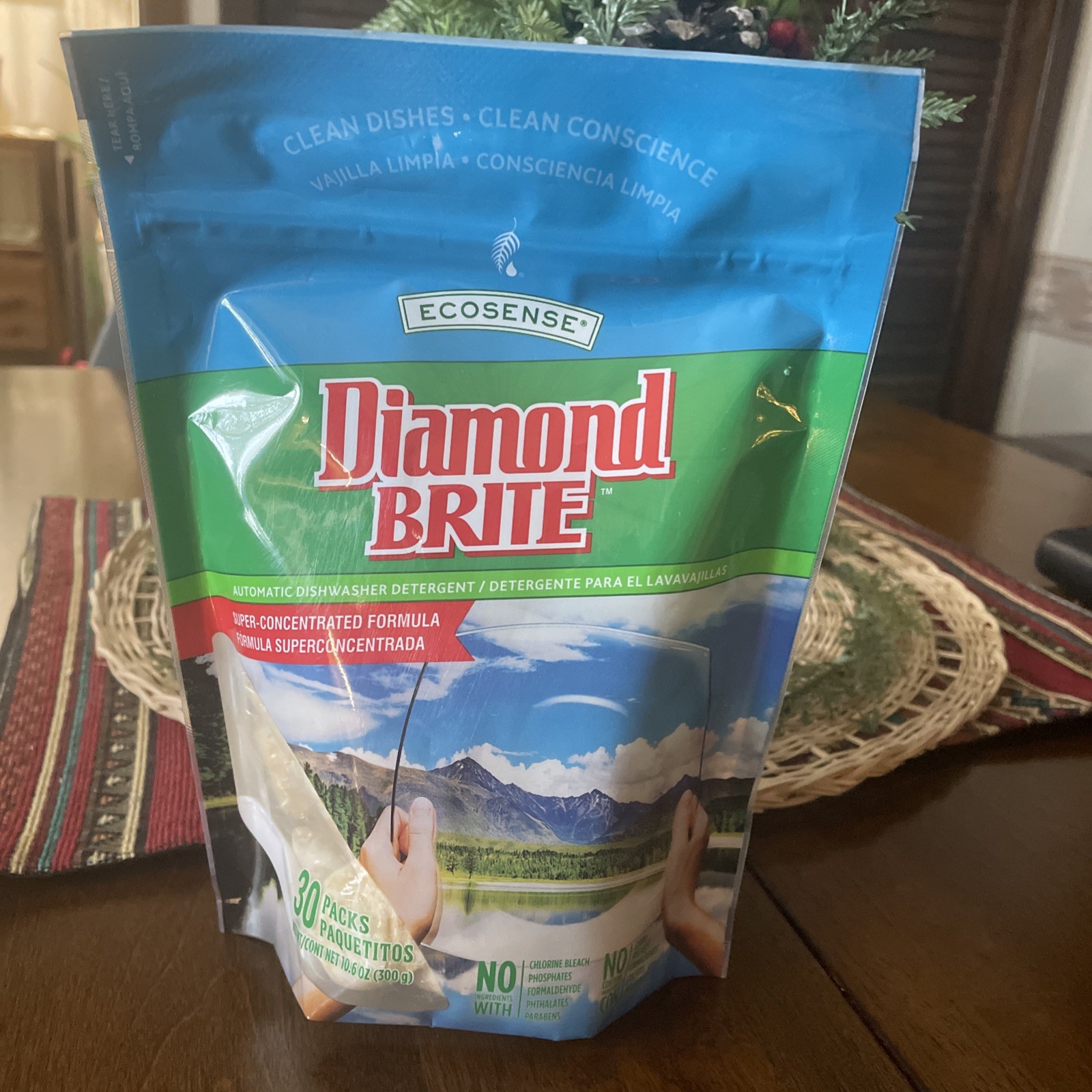 Melaleuca DIAMOND BRITE DISHWASHER DETERGENT 30 PK EA PODS Eco Sense New Sealed