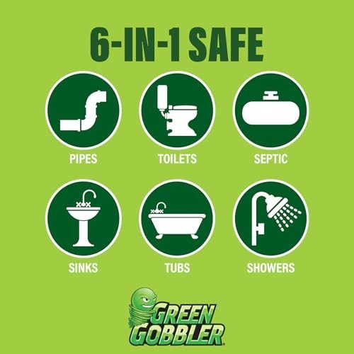Eco-Friendly Drain Line Cleaner for Sinks, Toilets, Sewers & Pipes – Residential