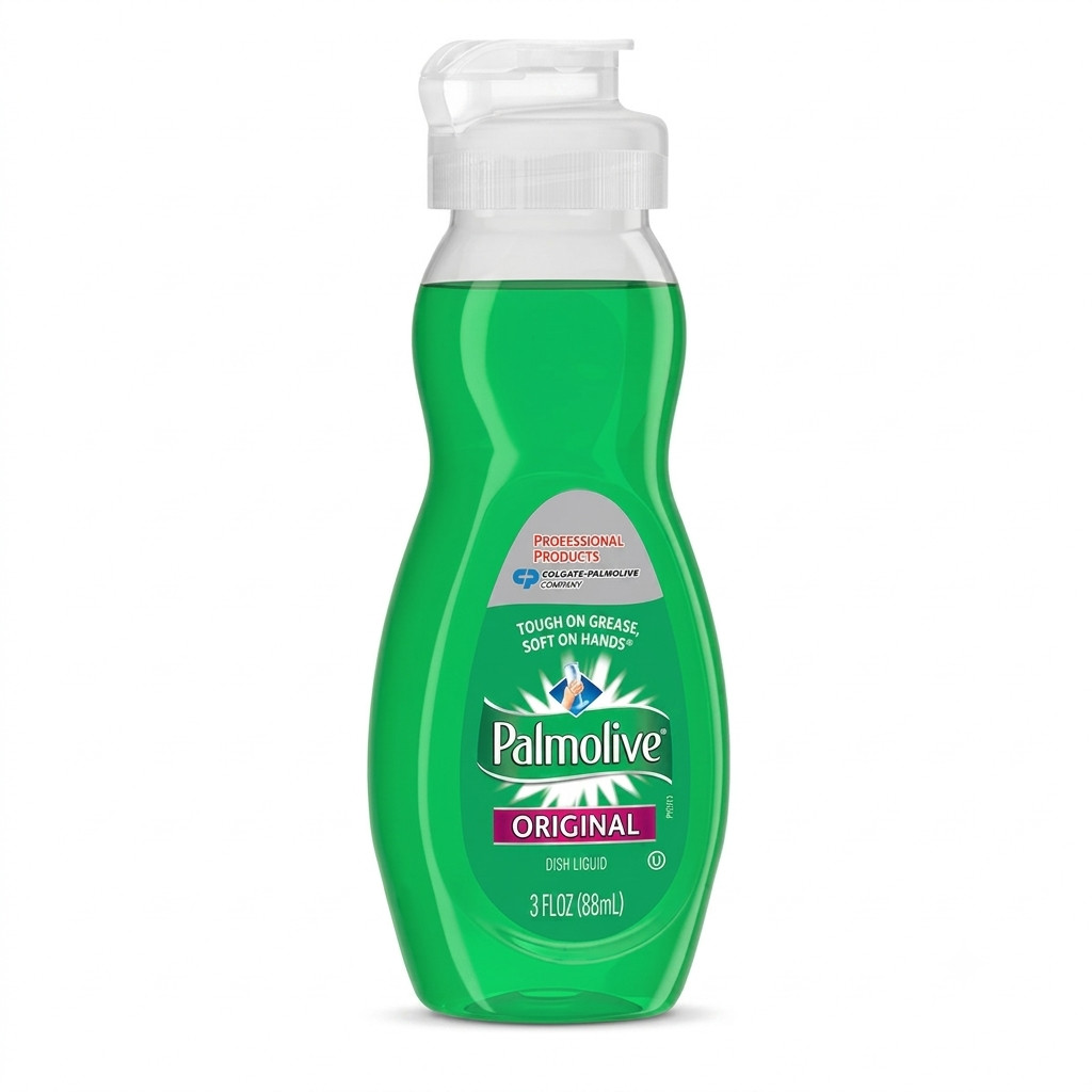 Palmolive Original Liquid Dish Soap 3 oz Travel Size Tough on Grease 4 Pack