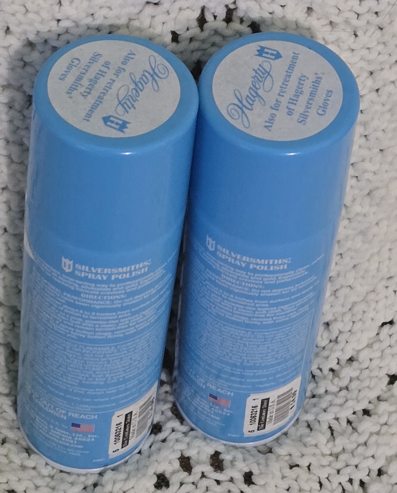 Hagerty Silversmiths Spray Polish Aerosol 8.5 oz R-22 Tarnish Preventer Lot of 2