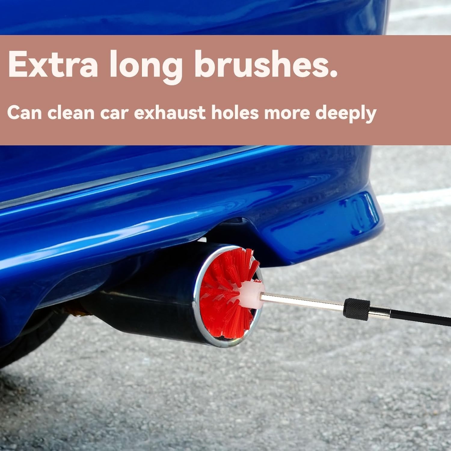 Wheel Brush Soft Drill Wheel Cleaner Brush Highly Dense and Durable Rim Clean…